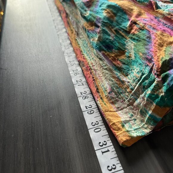 Le Mieux Studio Womens Vintage Bohemian Chevron Cotton Midi Skirt Boho One Size - Picture 8 of 8